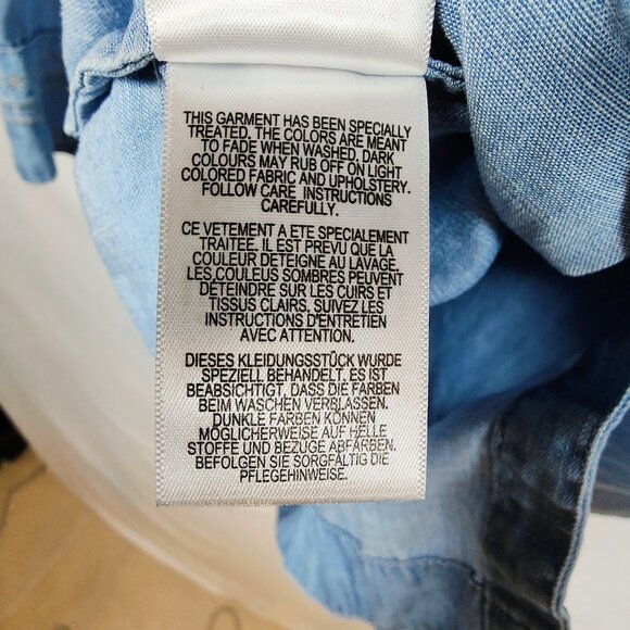 Tommy Bahama Women's Medium Embroidered Jean Tunic - Picture 6 of 8